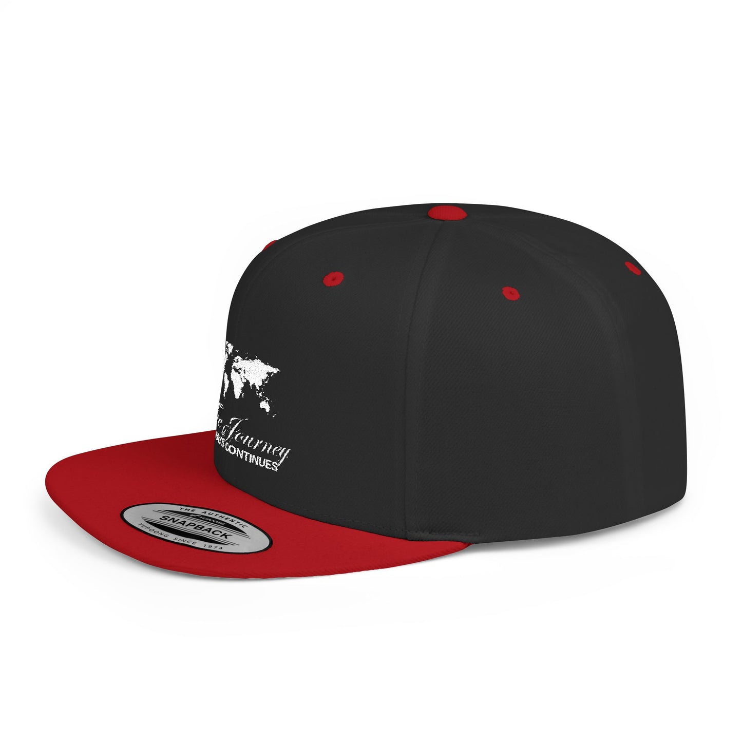 World Wide Flat Bill Snapback Hat