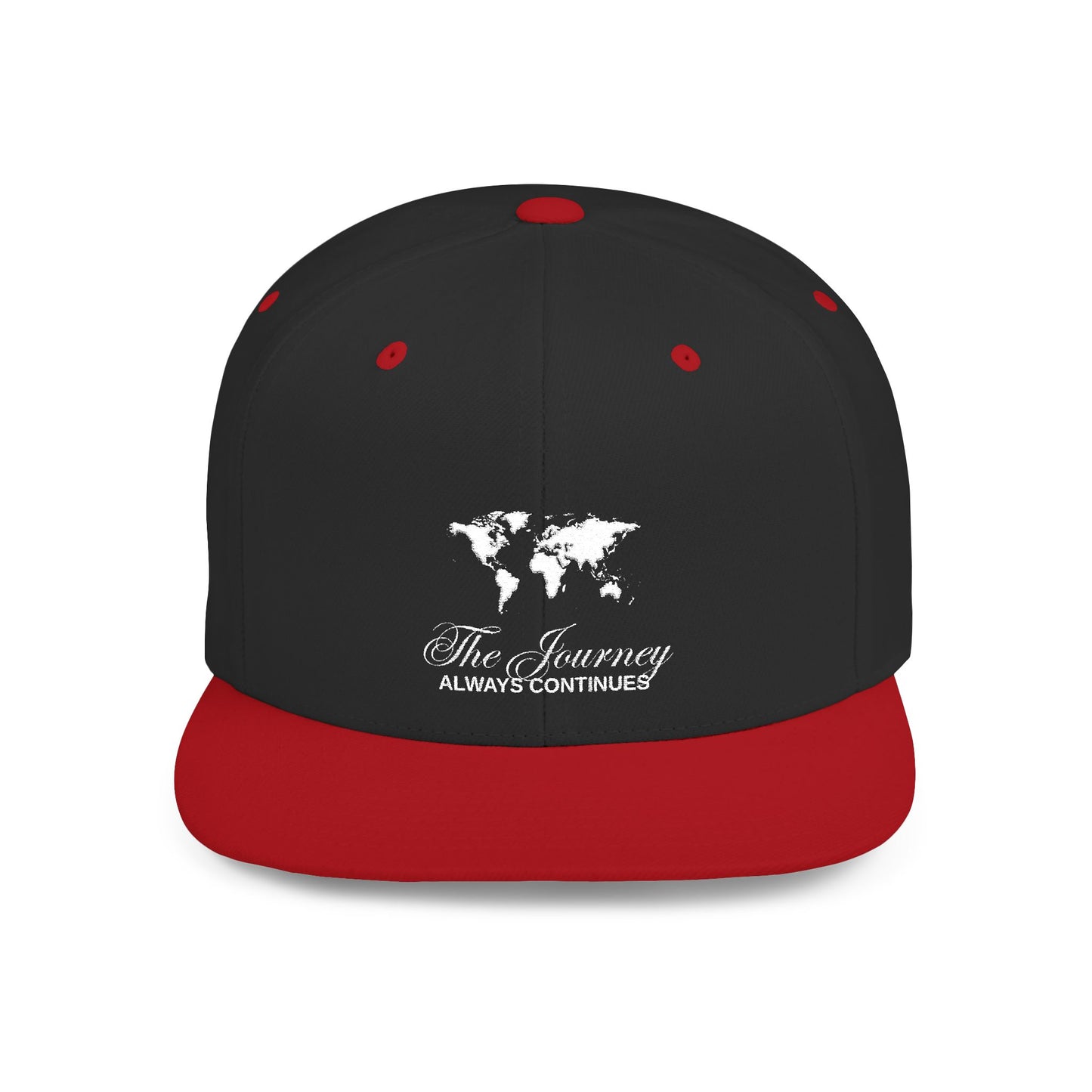 World Wide Flat Bill Snapback Hat
