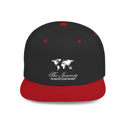World Wide Flat Bill Snapback Hat