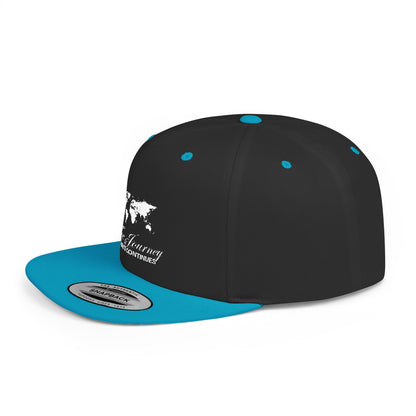 World Wide Flat Bill Snapback Hat