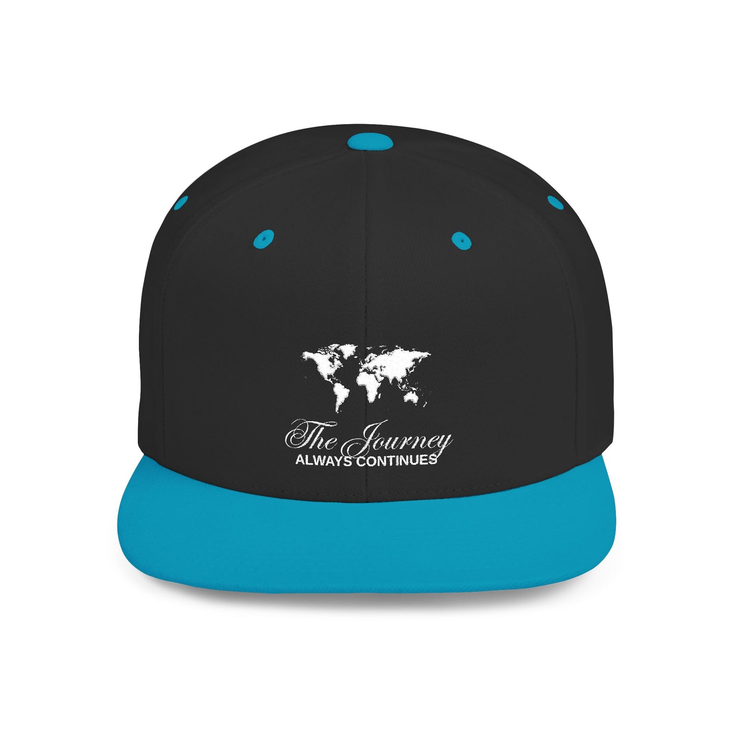 World Wide Flat Bill Snapback Hat