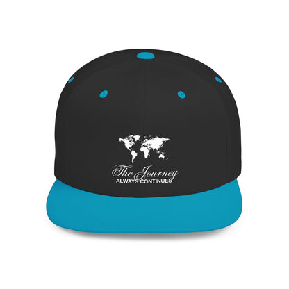 World Wide Flat Bill Snapback Hat