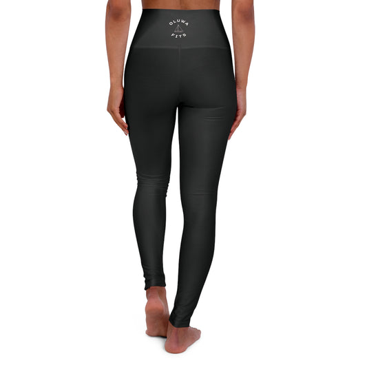 High-Waisted Yoga Leggings - BLK EDITION