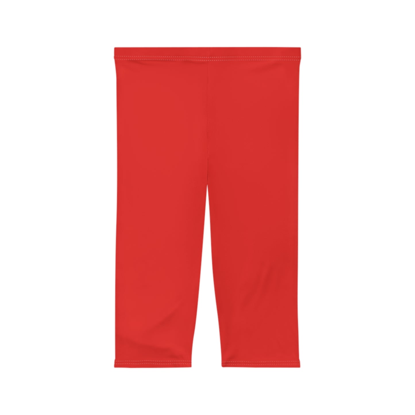 Red Capri Women's Athletic Leggings