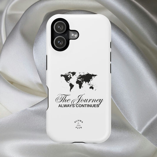 World Map Magnetic Impact-Resistant iPhone 17 Case